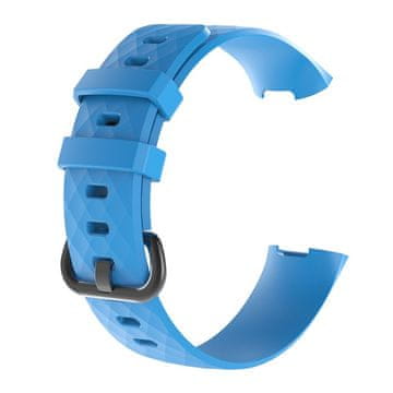 BStrap Silicone Diamond (Large) remen za Fitbit Charge 3 / 4, blue