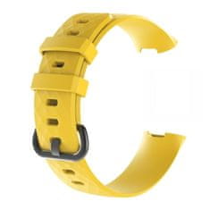 BStrap Silicone Diamond (Small) remen za Fitbit Charge 3 / 4, yellow