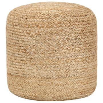 Vidaxl Ručno izrađeni puf od jute 40 x 45 cm