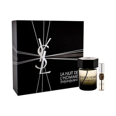 Yves Saint Laurent La Nuit De L´ Homme toaletna voda, 100 ml + toaletna voda, 10 ml