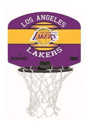 Spalding Mini Lakers sobni koš s lopticom