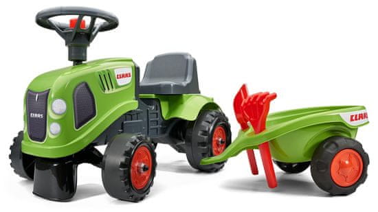 Falk traktor Class s upravljačem i prikolicom, zelena
