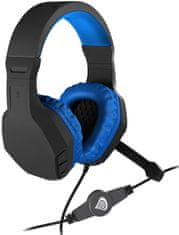 Genesis Argon 200 gaming slušalice s mikrofonom, STEREO 2.0, LED osvjetljenje, crno-plave