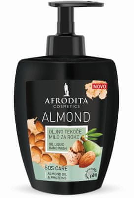 Afrodita Almond, uljni tekući sapun, 300 ml