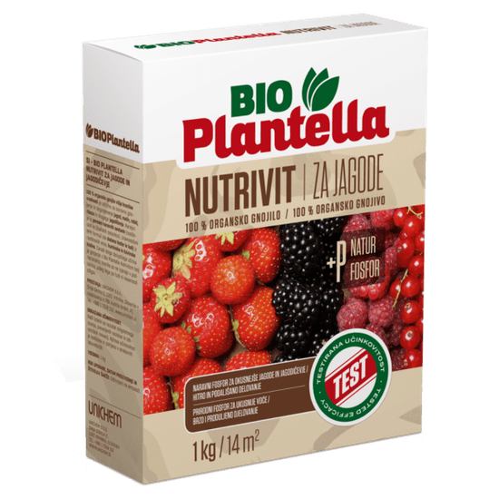 Bio Plantella Nutrivit za jagode i bobičasto voće, 1 kg