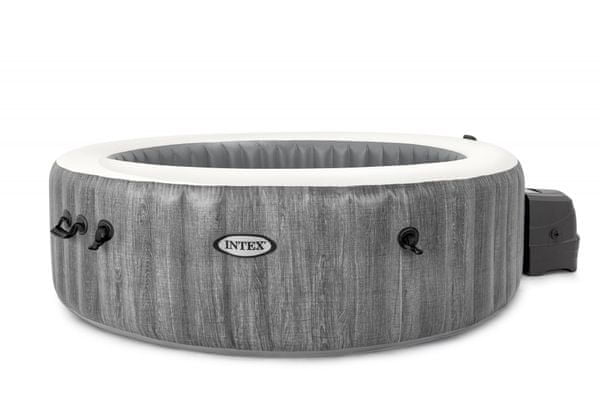 Intex Pure Spa Grey Wood Deluxe Set masažni bazen 28442