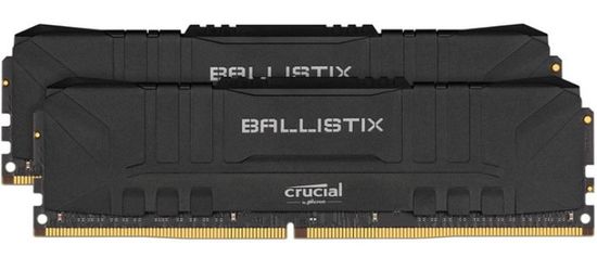 Crucial Ballistix 16GB Kit (2x8GB), DDR4, 3200MHz, DIMM, CL16 memorija, crna (BL2K8G32C16U4B)