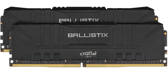 Crucial Ballistix 16GB Kit (2x8GB), DDR4, 2666MHz, DIMM, CL16 memorija, crna (BL2K8G26C16U4B)