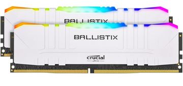 Crucial Ballistix RGB 16GB Kit (2x8GB), DDR4, 3600MHz, DIMM, CL16 memorija, bijela (BL2K8G36C16U4WL)