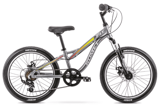 Romet Rambler Fit 20 dječji bicikl, S10, 2020, sivi
