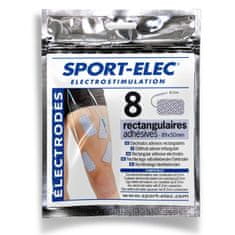 Sport-Elec elektrode za elektrostimulator, pravokutne, 8 komada