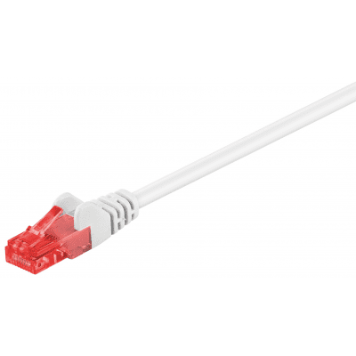 Goobay CAT 6 kabel, UTP, bijeli, 0,5m