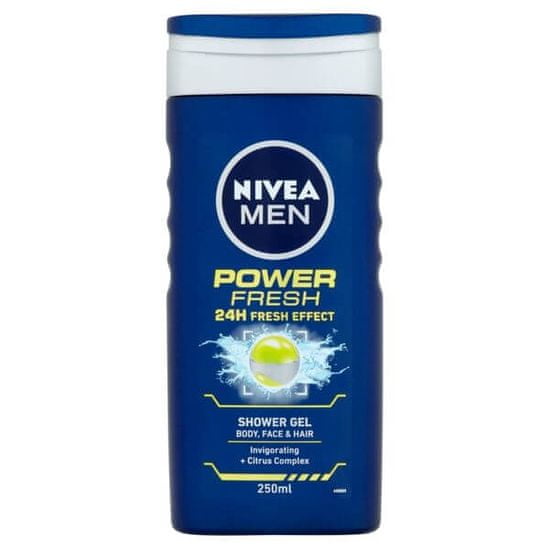 Nivea Men Power Refresh gel za tuširanje, 250 ml