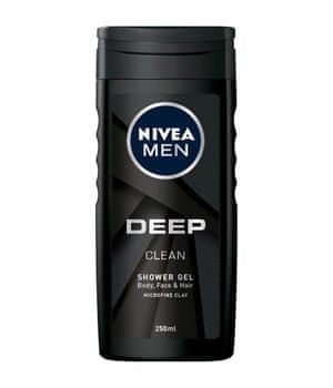  Nivea Men gel za tuširanje Deep Clean, 250 ml 