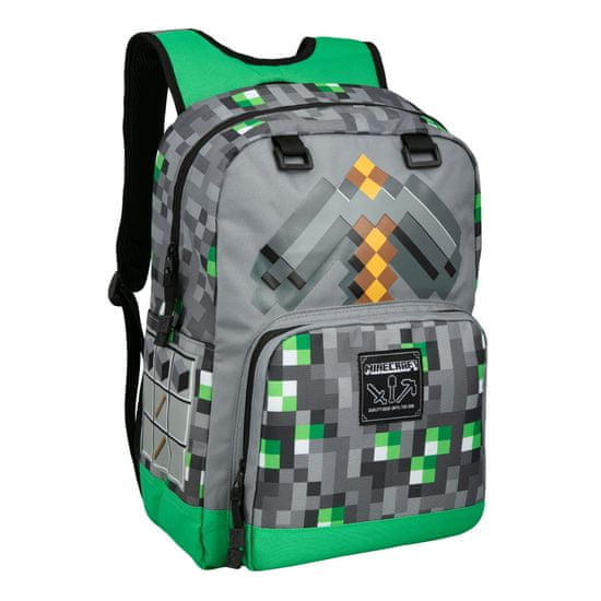 J!nx Minecraft: Emerald Sirvivalist ruksak, zeleni