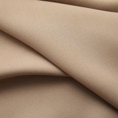 Vidaxl Zavjese za zamračivanje s kukama 2 kom bež 140 x 245 cm