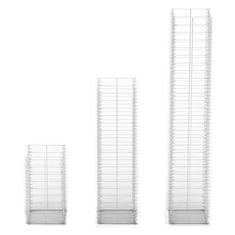 Vidaxl 3-dijelni set gabiona od pocinčane žice