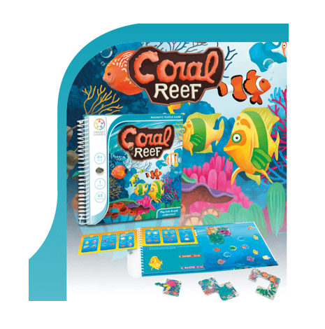 Smart Games Koraljni greben, 48 izazova, magnetna putna igra