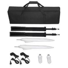 Vidaxl Studijski set i zelena pozadina sustav za podršku 600 x 300 cm i svjetla