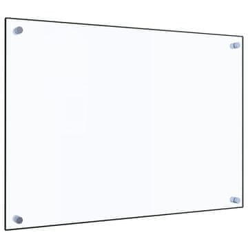 Vidaxl Kuhinjska zaštita od prskanja prozirna 70x50 cm kaljeno staklo