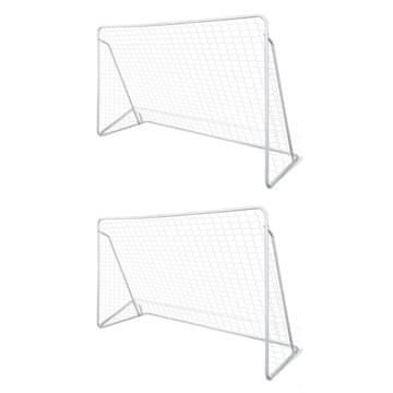 Vidaxl Nogometni golovi, 2 kom, 240x90x150 cm