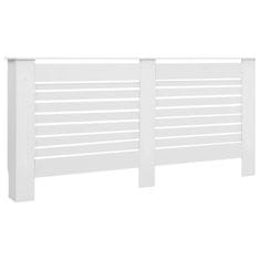 Vidaxl Pokrov za radijator bijeli 172 x 19 x 81,5 cm MDF