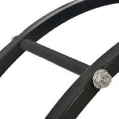 Vidaxl Stalak za drva za ogrjev crni 70 x 20 x 70 cm čelični