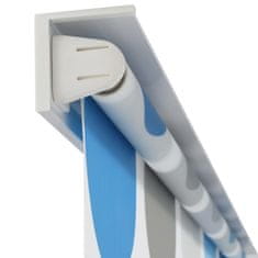 Vidaxl Roleta za tuš 140 x 240 cm s uzorkom krugova