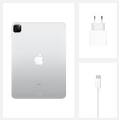 Apple iPad Pro 27,9 cm (11") 2020, Cellular, 128 GB, Silver (MY2W2FD/A)