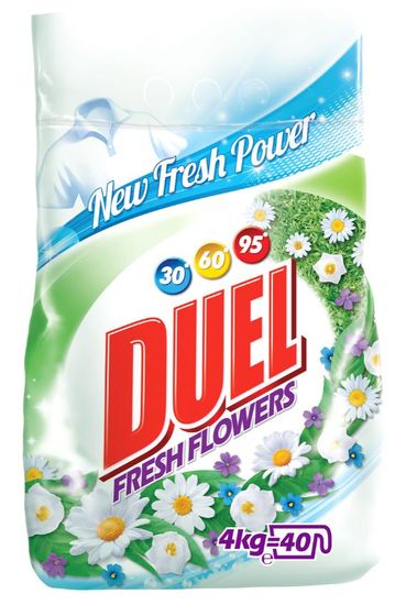 Duel prašak za pranje rublja Fresh Flowers, 4 kg