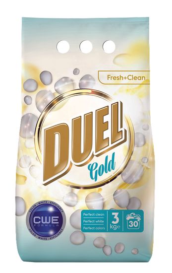 Duel Gold Fresh + Clean prašak za pranje, 3 kg