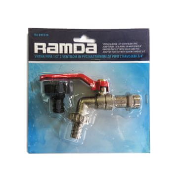 Ramda vrtna slavina, 12,5 mm, PVC nastavak (RA 895128)