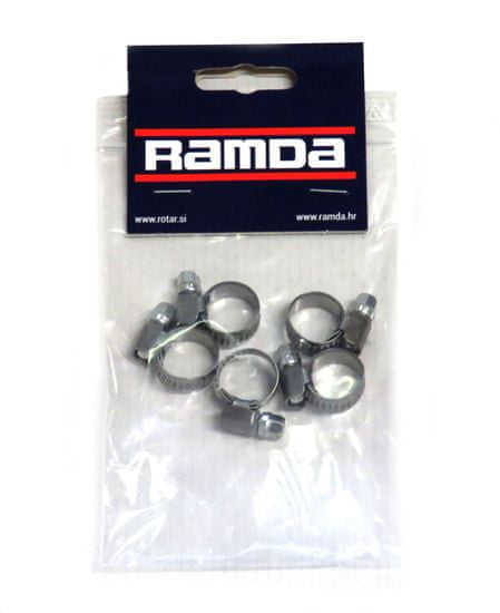 Ramda stezaljke za cijevi, inox, fi 10-16 mm, 5 komada (RA 620953/5)