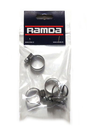 Ramda stezaljke za cijevi, inox, fi 16-25 mm, 5 komada (RA 620955/5)