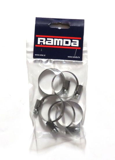 Ramda stezaljke za cijevi, inox, fi 25-40 mm, 5 komada (RA 620957/5)