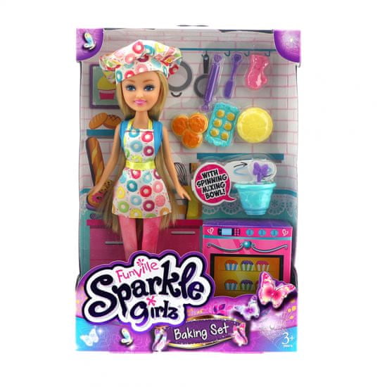 SPARKLE GIRLZ Baking set lutka