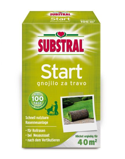 Substral start gnojivo za travu, 0,8 kg, 40 m2
