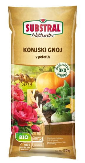 Naturen Naturen bio konjsko gnojivo u kuglicama, 20 kg, 100 m2