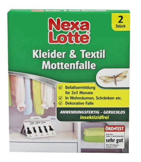 Nexa Lotte feromonski mamac za moljce za tekstil, 2 kom