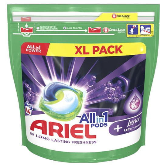 Ariel Unstoppables gel kapsule za pranje, 44 komada