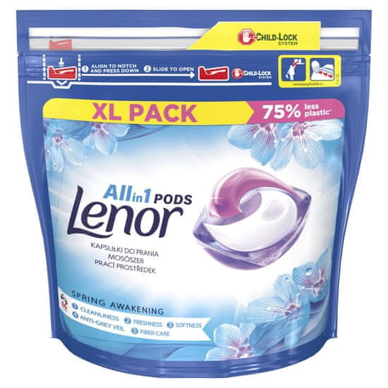 Lenor Spring Awakening All-In-1 gel kapsule za pranje, 44 komada