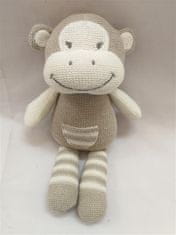 Baby Hug majmun, pleteni, pliš, duge noge, 32 cm