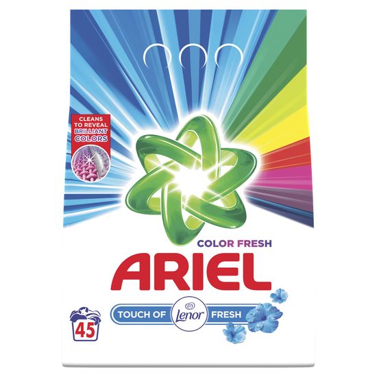 Ariel prašak za pranje Fresh - Touch of Lenor, 45 pranja