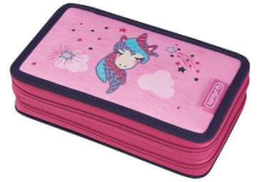 Herlitz Jednorog pernica, puna, 2 preklopa