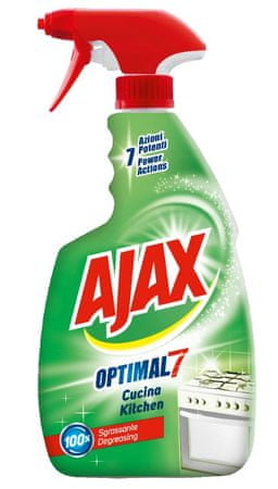 Ajax Optimal 7 Kitchen sredstvo za odmašćivanje, 600 ml