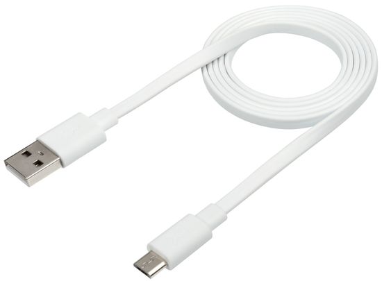 Xtorm Flat USB to Micro USB cable (1 m) CF010, bijel