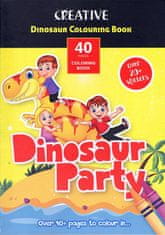 Creative Dinosaur Party 40 bojanka s naljepnicama