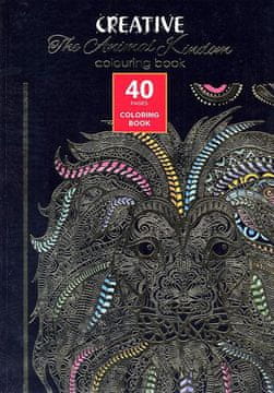 Creative Animal Kingdom bojanka za odrasle, 40 listova
