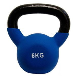 Fitmotiv Kettlebell uteg, neopren, 6 kg