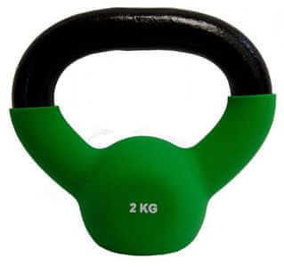 Fitmotiv Kettlebell uteg, neopren, 2 kg